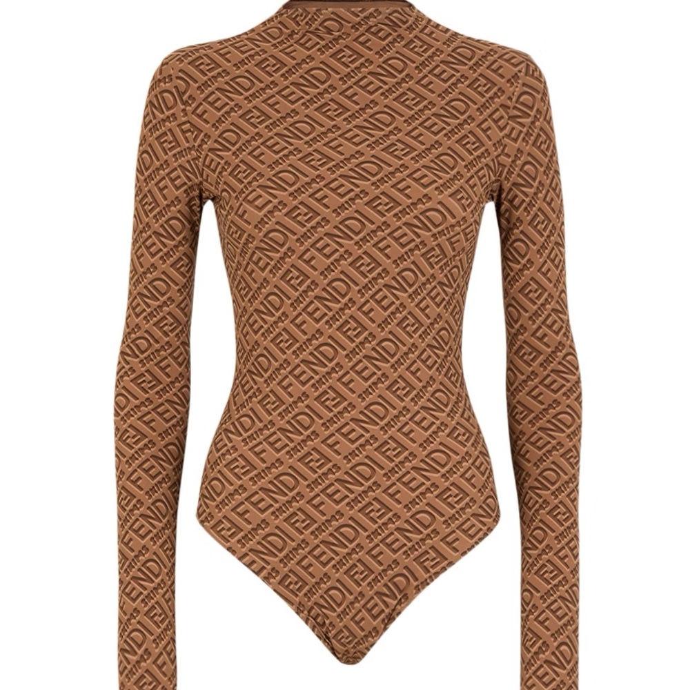 FENDI X SKIMS long sleeve bodysuit